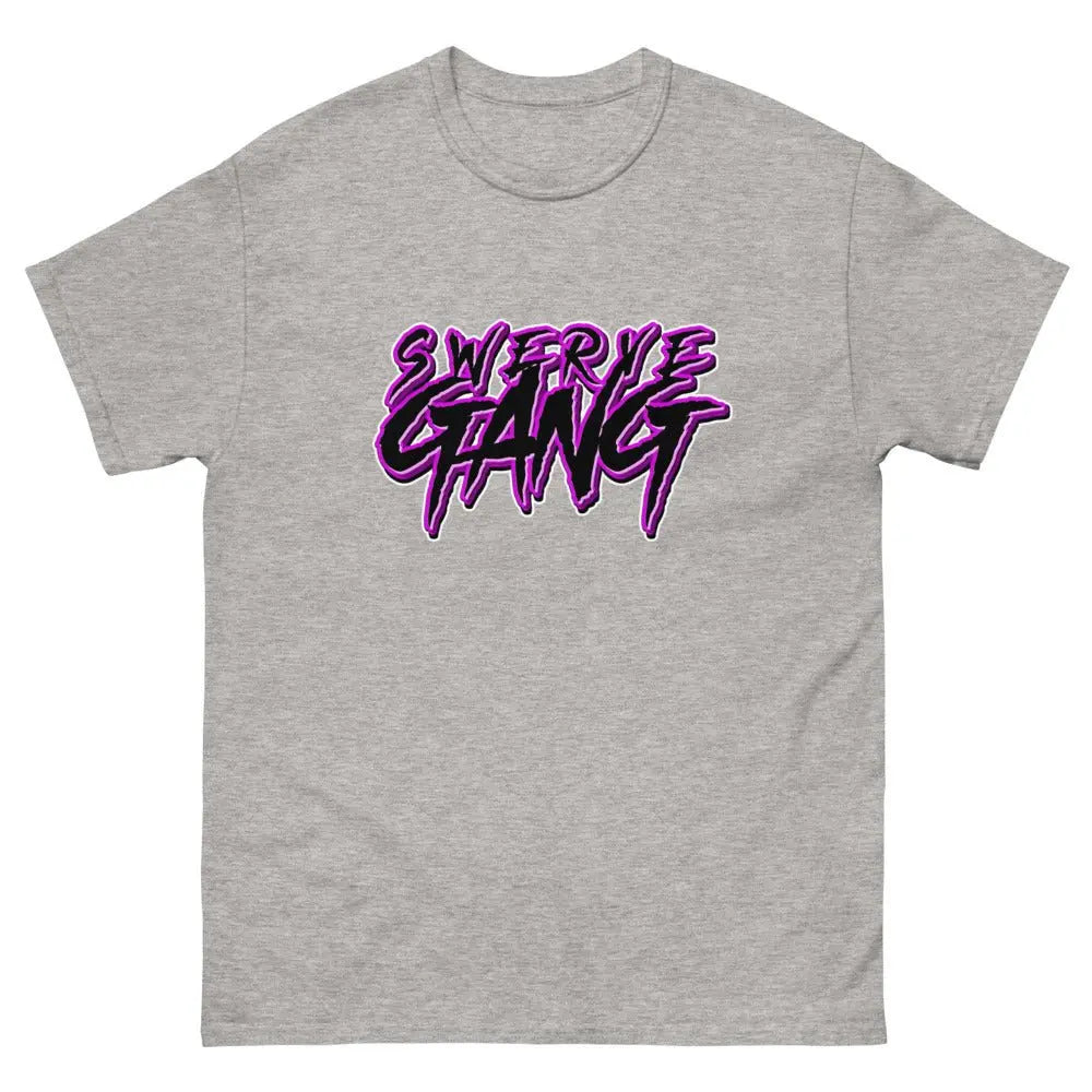 SwerveGang Purp Men's heavyweight tee.