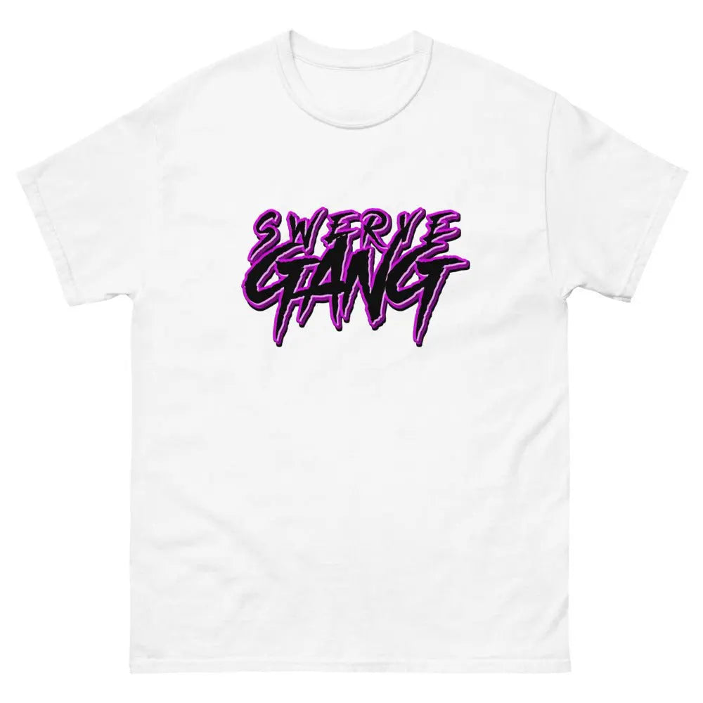 SwerveGang Purp Men's heavyweight tee.