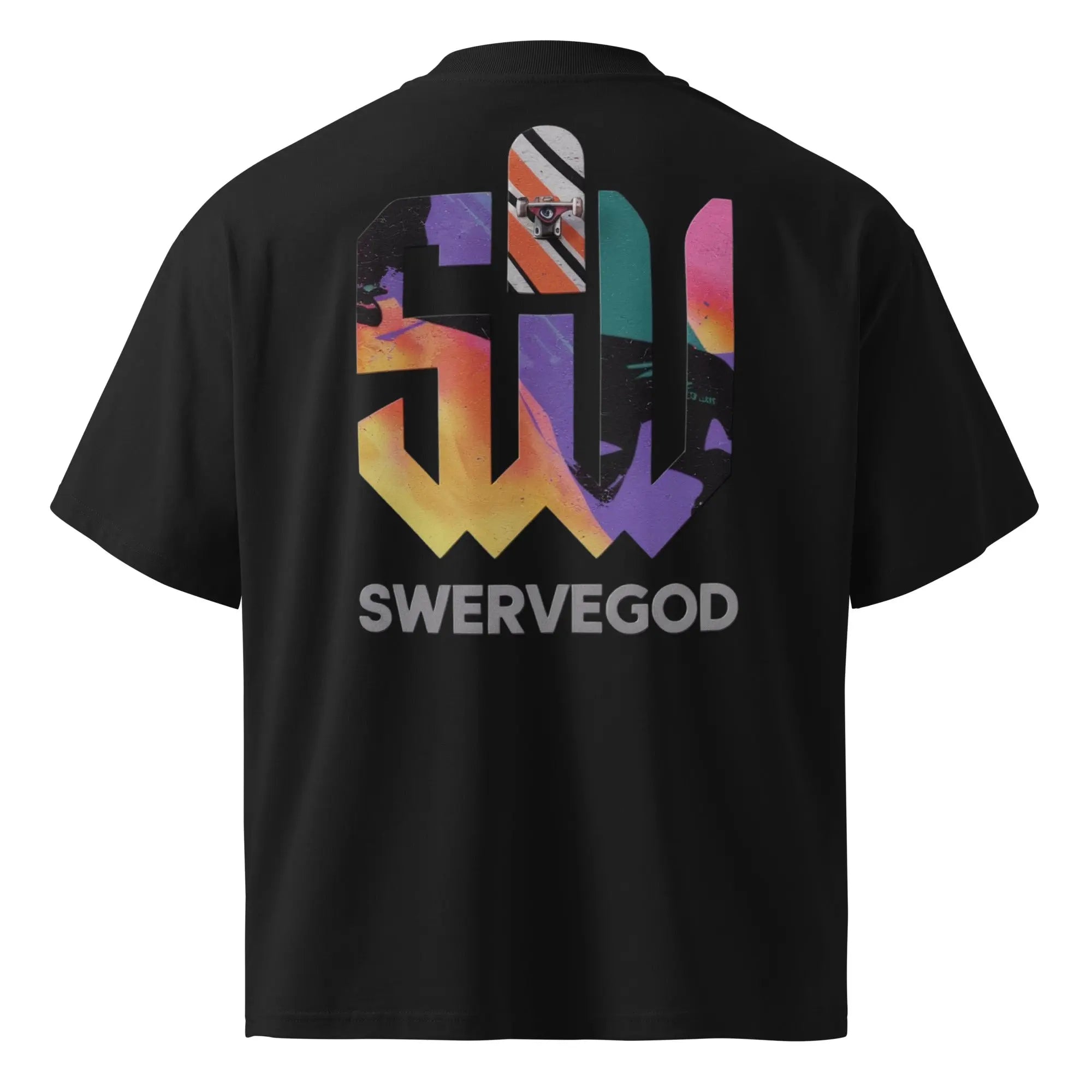 Tarot Card Stacking™ Graphic Tee – Streetwear Tarot Aesthetic Unisex organic oversized high neck t-shirt.