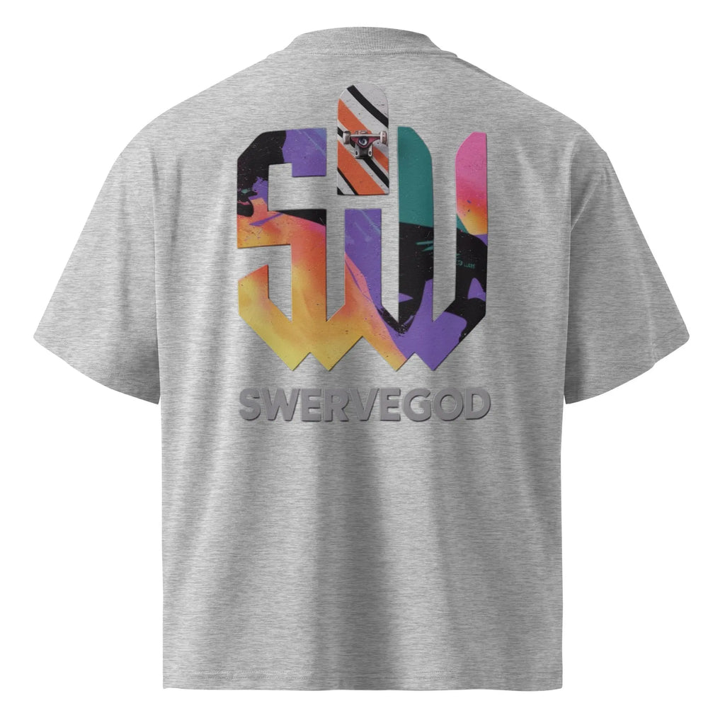 Tarot Card Stacking™ Graphic Tee – Streetwear Tarot Aesthetic Unisex organic oversized high neck t-shirt.