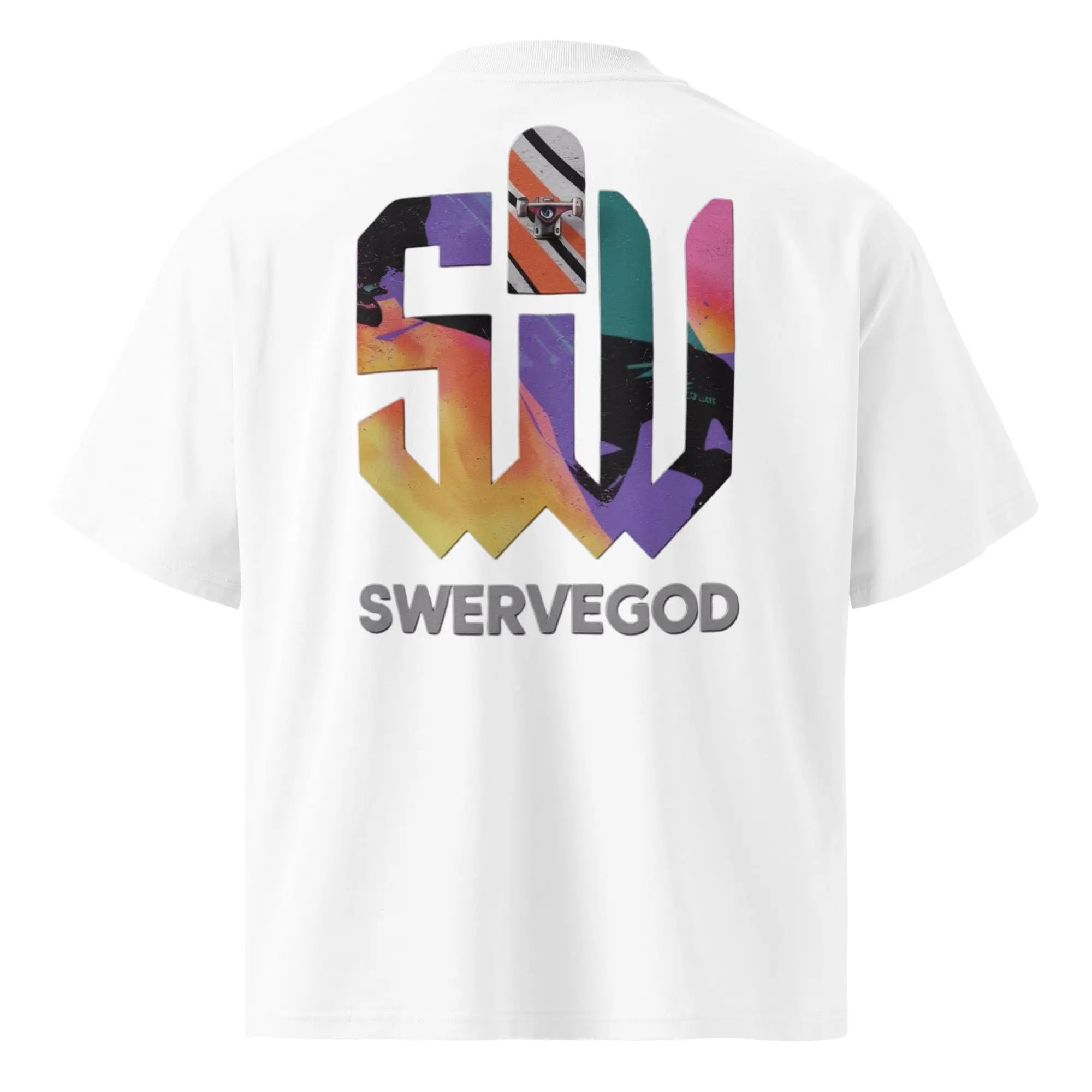 Tarot Card Stacking™ Graphic Tee – Streetwear Tarot Aesthetic Unisex organic oversized high neck t-shirt.