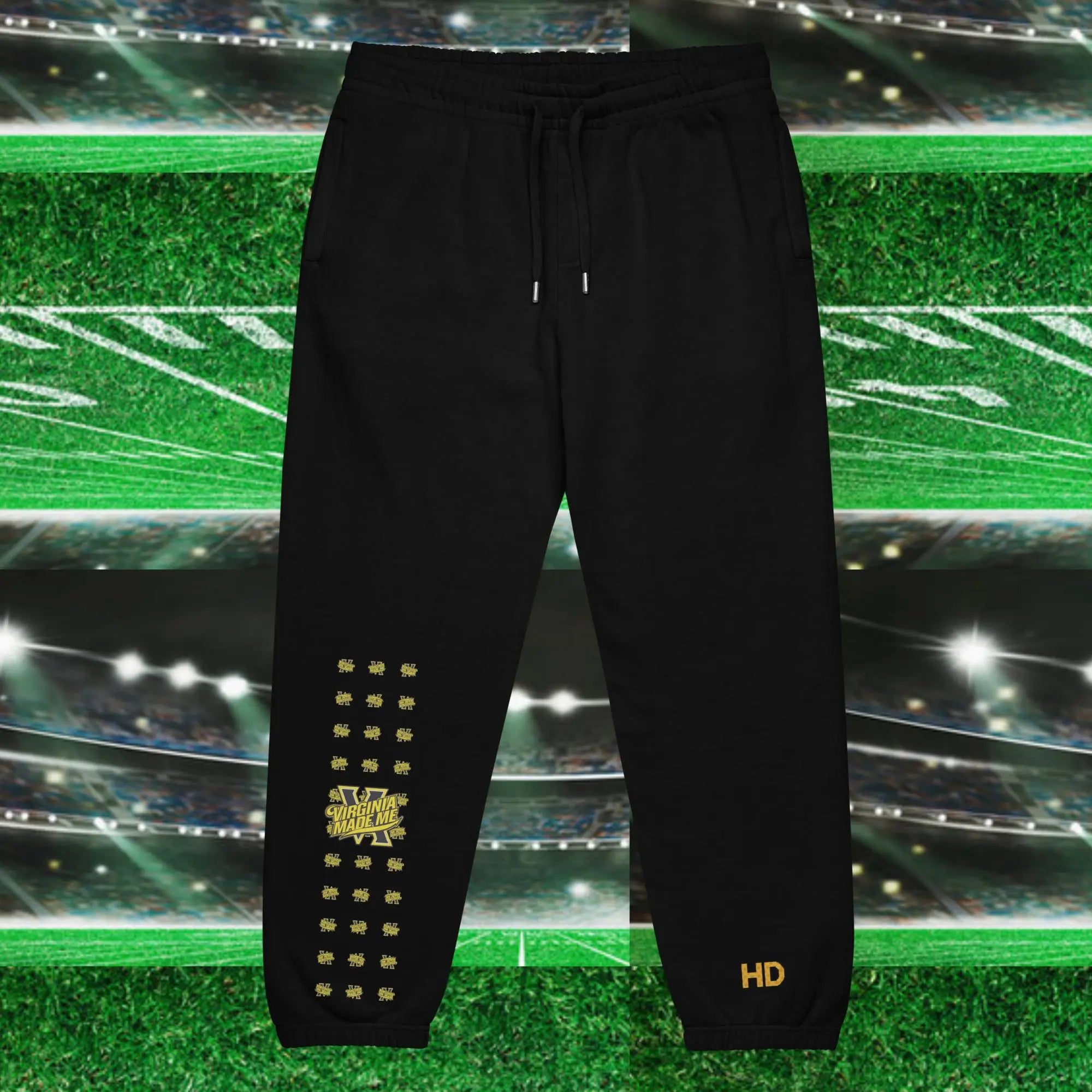 VA Made Me Heavyweight Fleece Sweatpants – Zip Pockets, Cuffed Ankles Urban sweatpants.