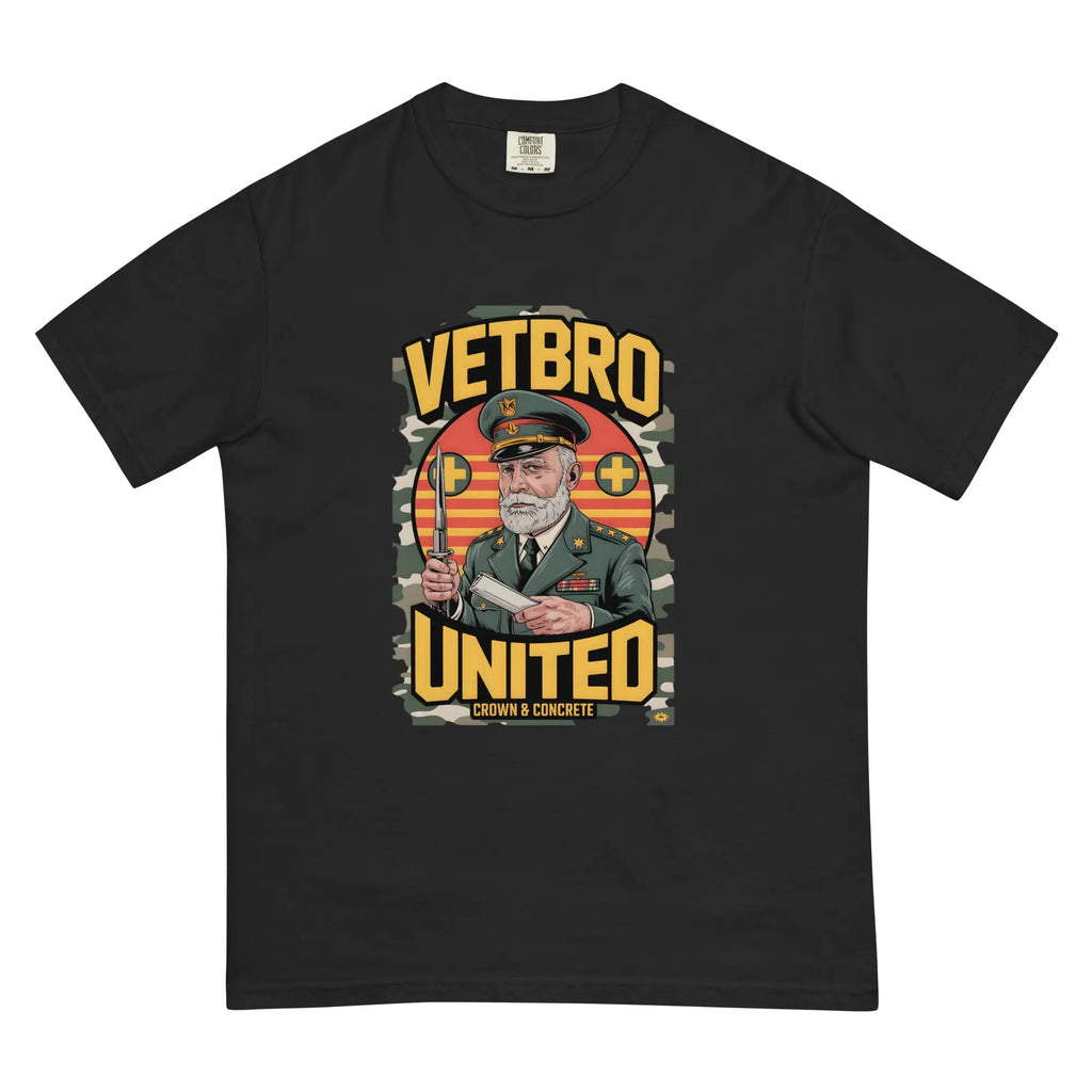 "Vetbros United Miltok" T-Shirt | Veteran & Military TikTok Graphic Tee - Hustler Dior