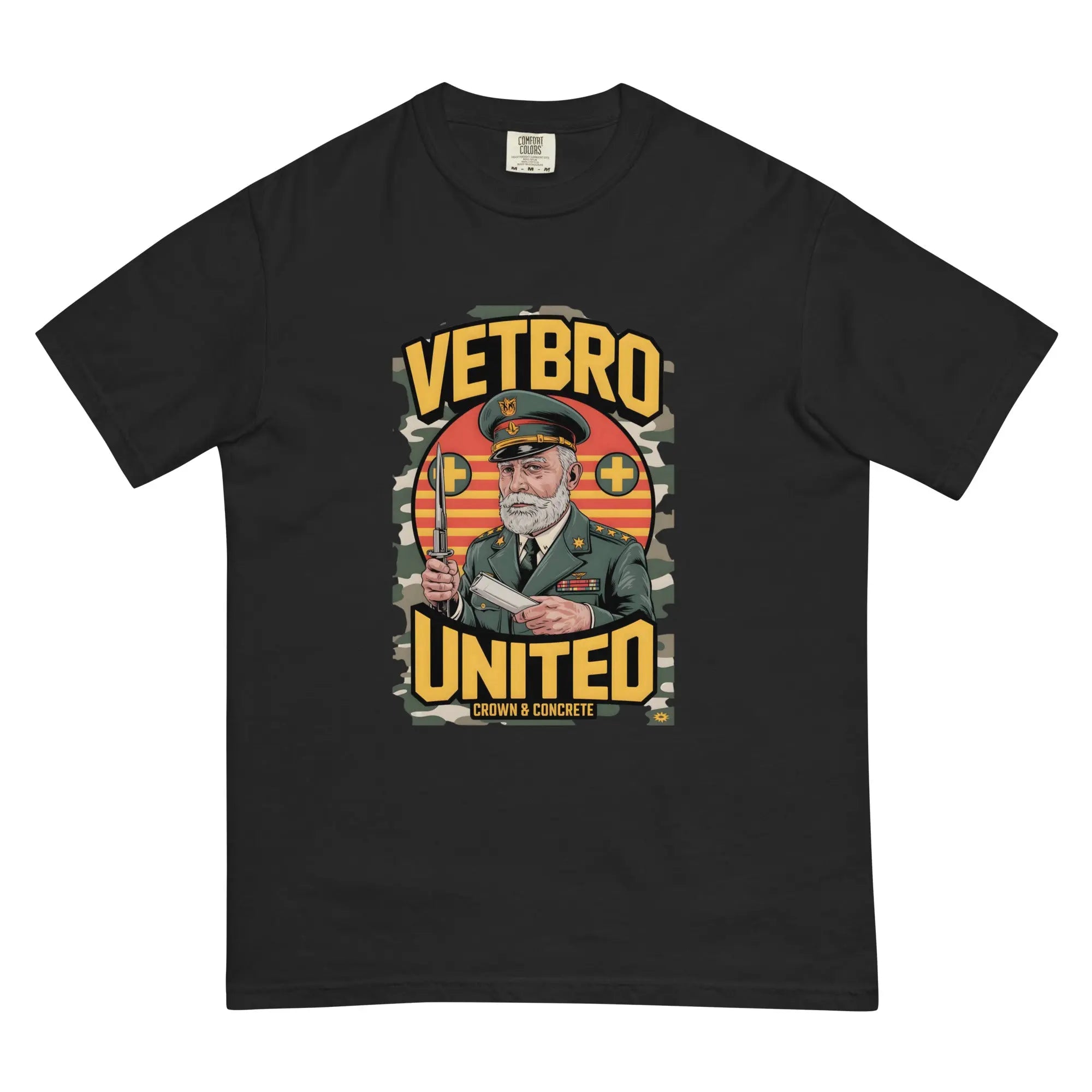"Vetbros United Miltok" T-Shirt | Veteran & Military TikTok Graphic Tee - Hustler Dior
