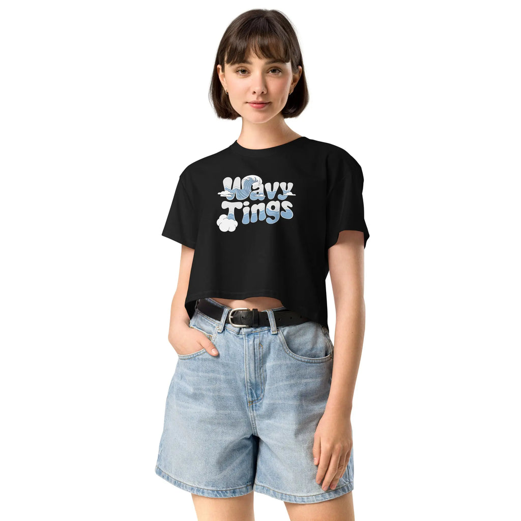 Wavy Tings Women’s crop top - Hustler Dior