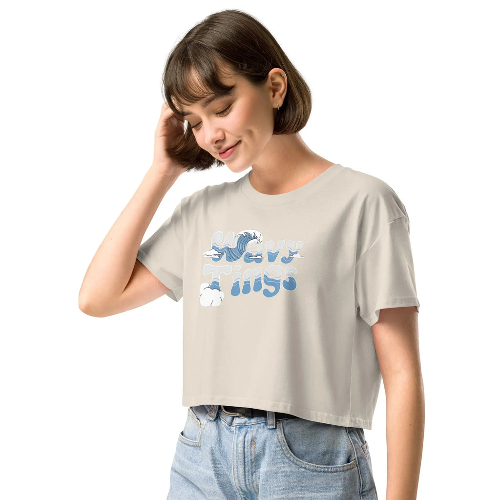 Wavy Tings Women’s crop top - Hustler Dior