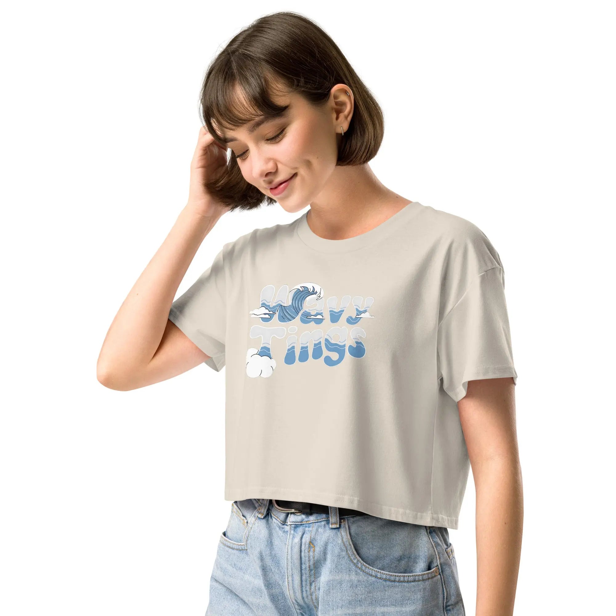 Wavy Tings Women’s crop top - Hustler Dior