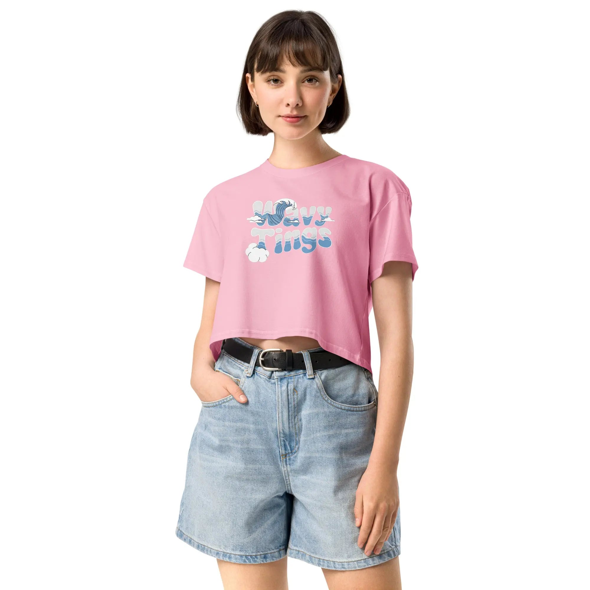 Wavy Tings Women’s crop top - Hustler Dior