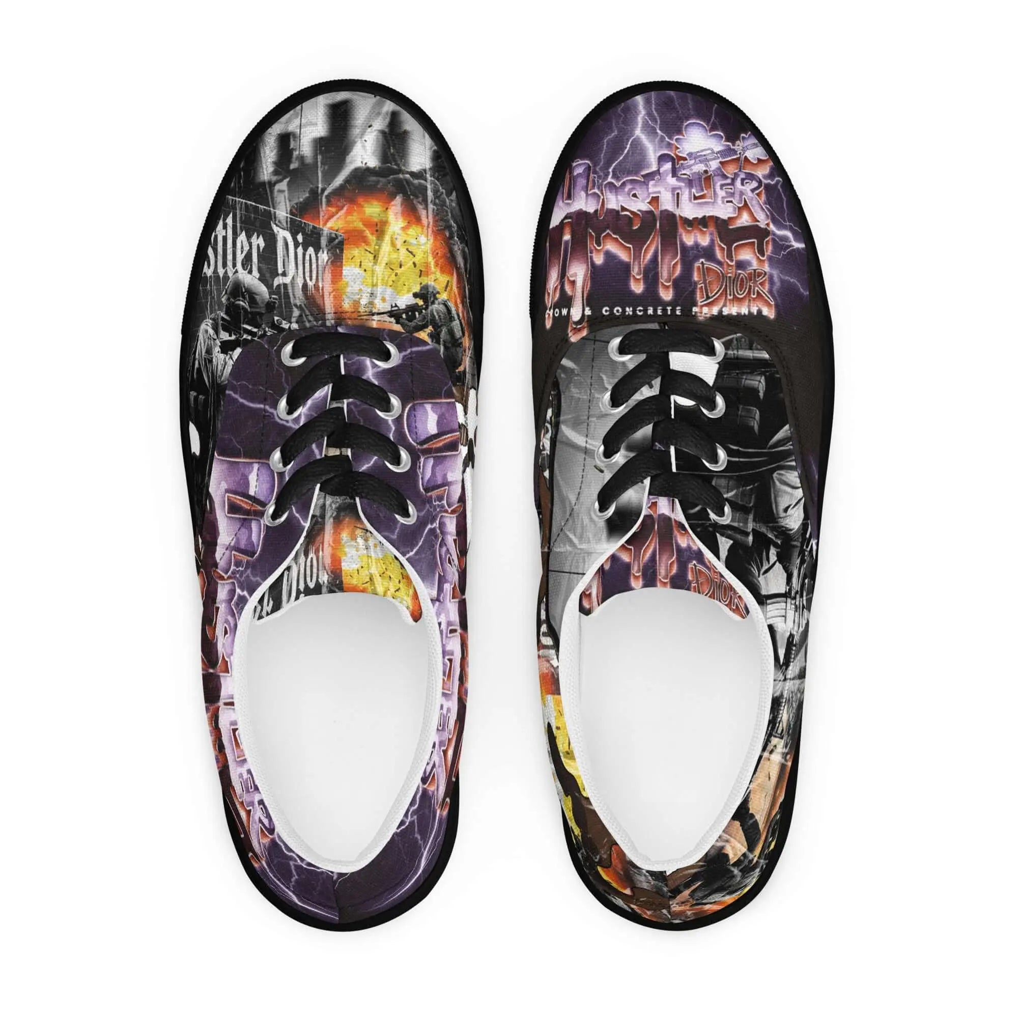 WWIII HEAT SEEKERS Men’s lace-up canvas shoes.