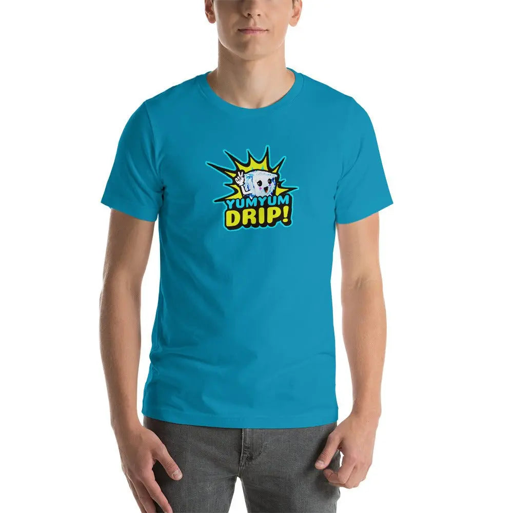 YUM YUM Drip Short-Sleeve Unisex T-Shirt.