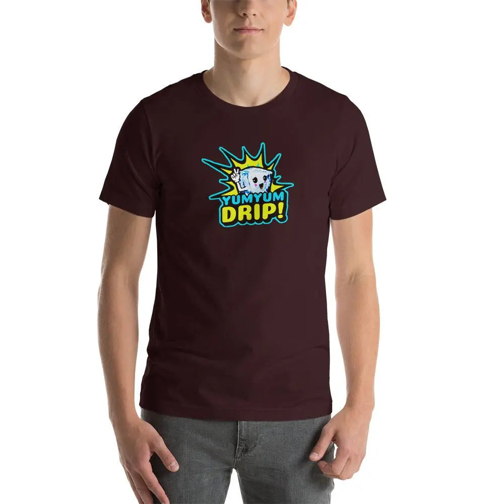 YUM YUM Drip Short-Sleeve Unisex T-Shirt.